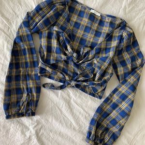 Plaid Crop